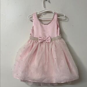 Charming Pink Formal Kids Dress with Bow